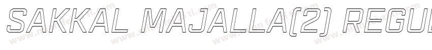 Sakkal Majalla(2) Regular字体转换